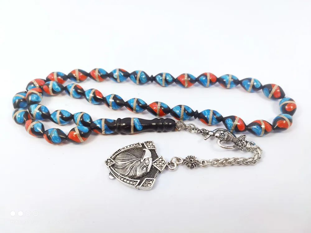 Şevket Alkan Usta Eseri̇ İri̇ Boy Mi̇neli̇ Gümüş Sarmal Kuka küçük resim 2