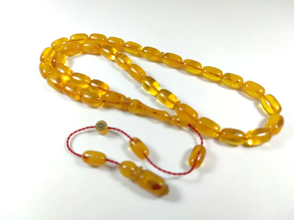 Mesut Elma Usta İşi̇ İmzalı Mühürlü 0.6 Deli̇m  Sıkma Kehri̇bar küçük resim 2