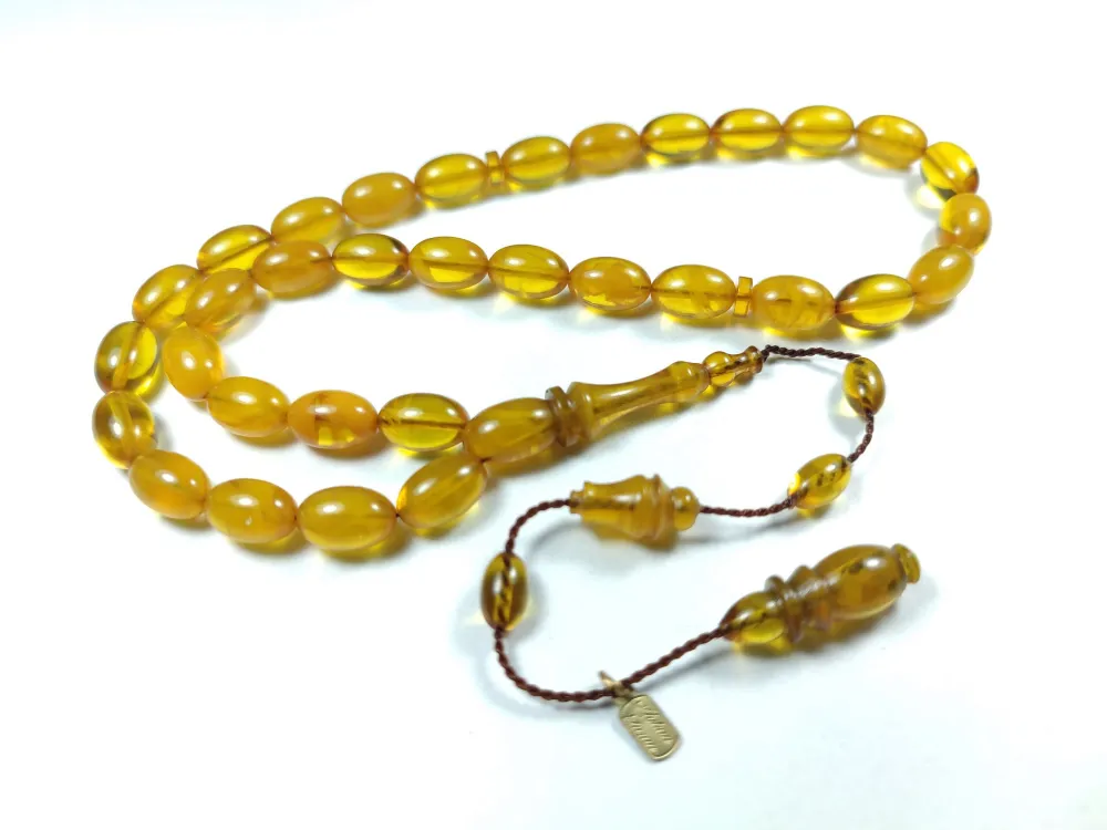 Ayhan Turan Usta İşi̇ İmzalı Mühürlü Sıkma Kehri̇bar