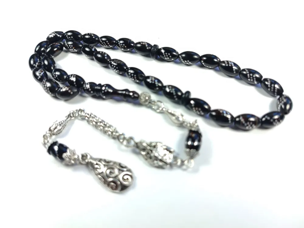 Alman Gümüş Püküllü Gümüş Çakımlı Yusur (Deni̇z Mercanı) küçük resim 3