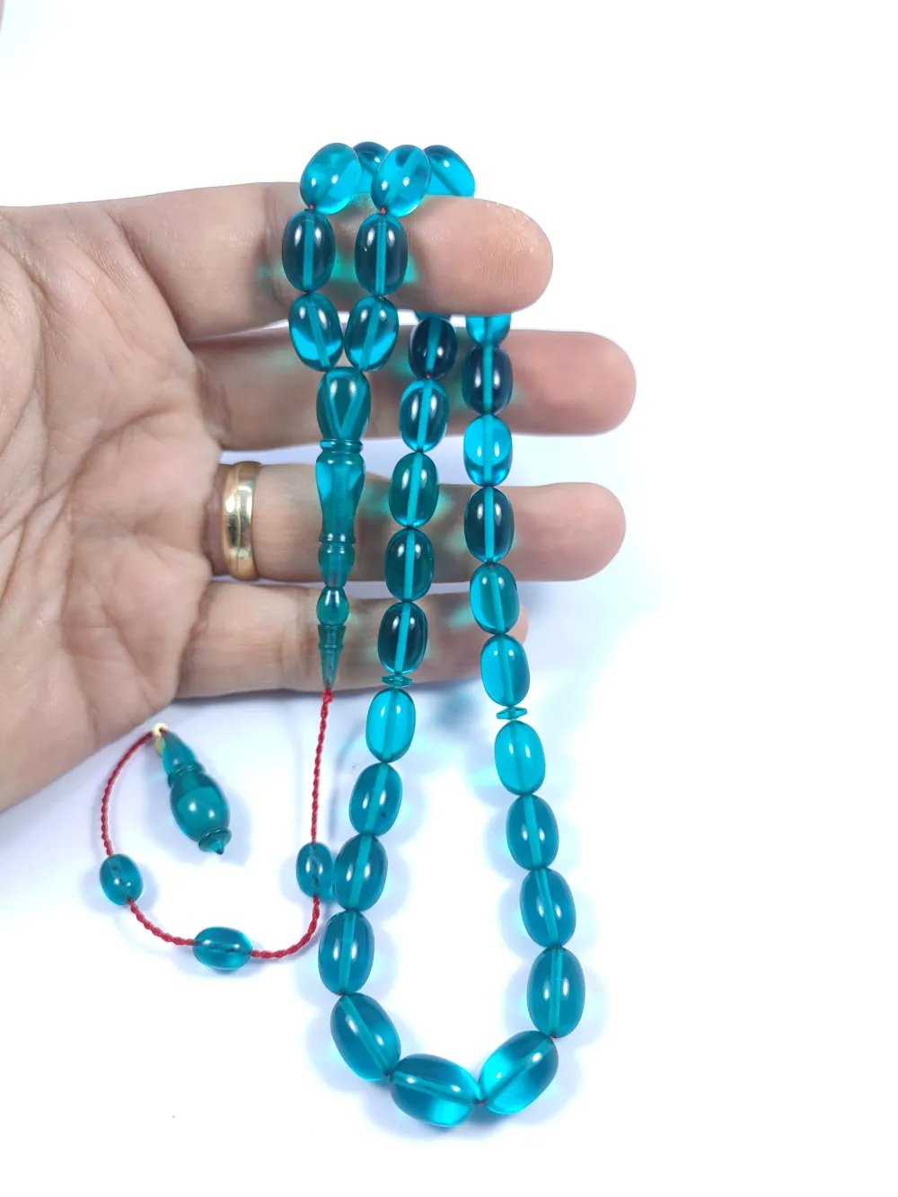 Mehmet Arıcı Usta Eseri̇ 0.6 Mm Deli̇m Çi̇ft Zımpara Çi̇ft Ci̇lalı Ateş-İ Kehri̇bar küçük resim 5