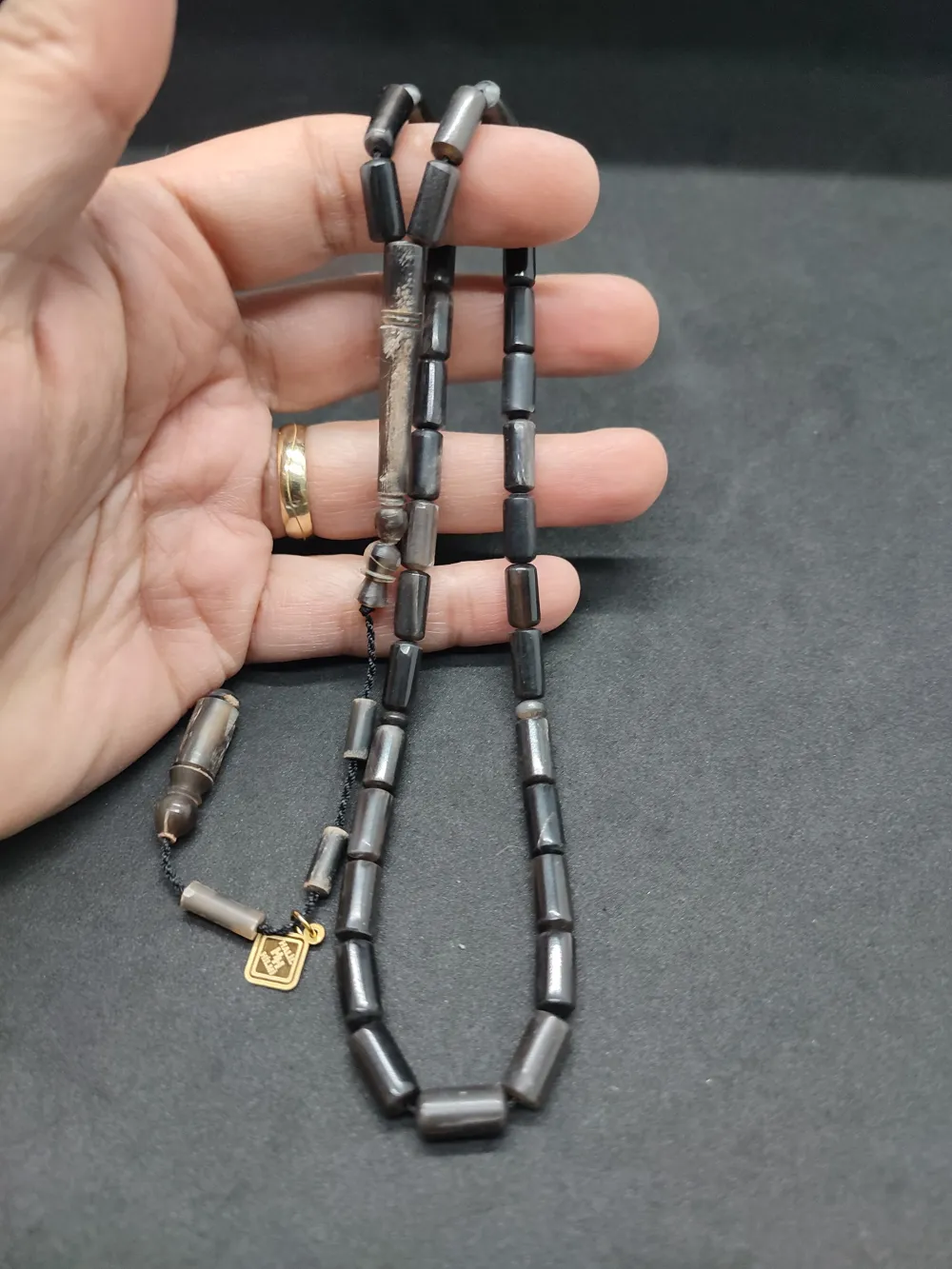 Hali̇l Hi̇lmi̇ Usta Eseri̇ Naturel  Bufalo Boynuzu küçük resim 5