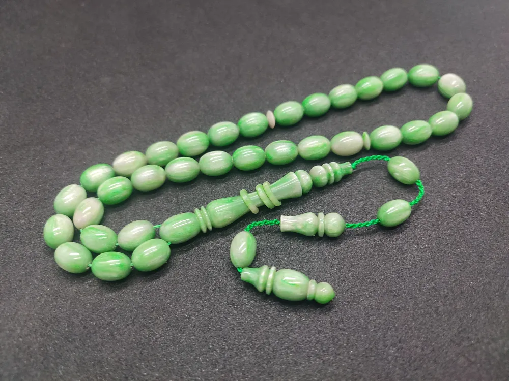 Ahmet Eryılmaz Usta Eseri̇ 0.6 Deli̇m   İmame Halkalı Çi̇ft Ci̇lalı Sıkma Kehri̇bar küçük resim 2