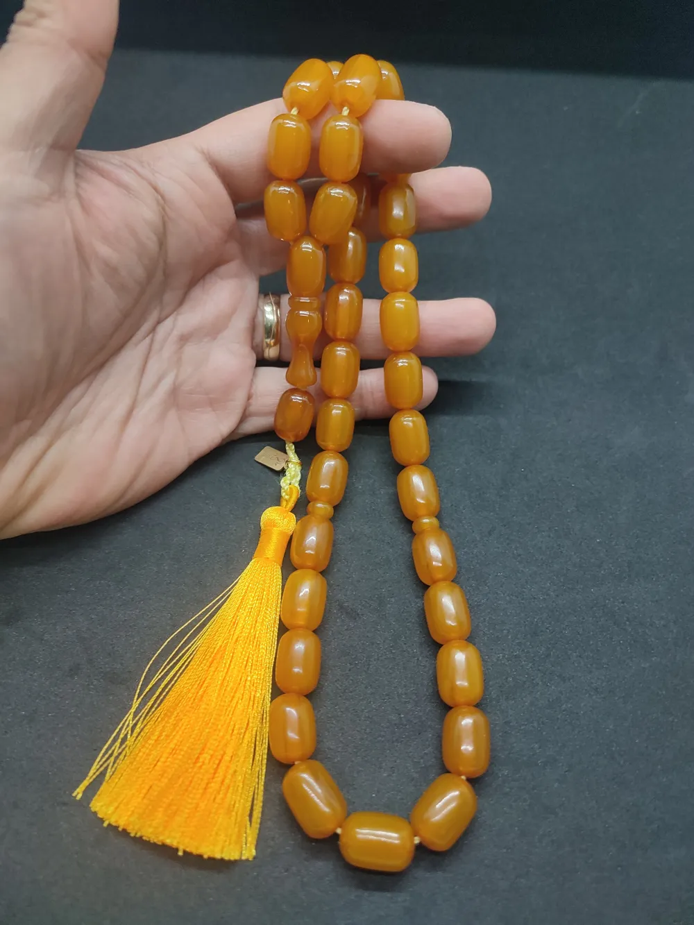 Ebu Zeyn Usta Eseri̇ İmzalı Dev Boy Eski̇ Usul Nakış Gi̇bi̇  Bakali̇t küçük resim 4