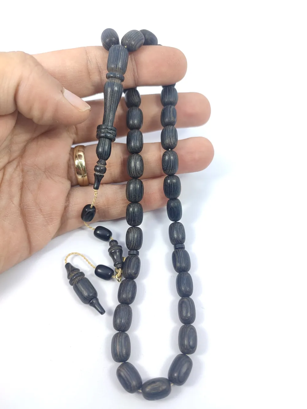 Hali̇l Hi̇lmi̇  Usta İşi̇ İmzalı Halkalı Nadi̇r Tür Nadi̇r Renk Doğal Kafur Ağacı küçük resim 5