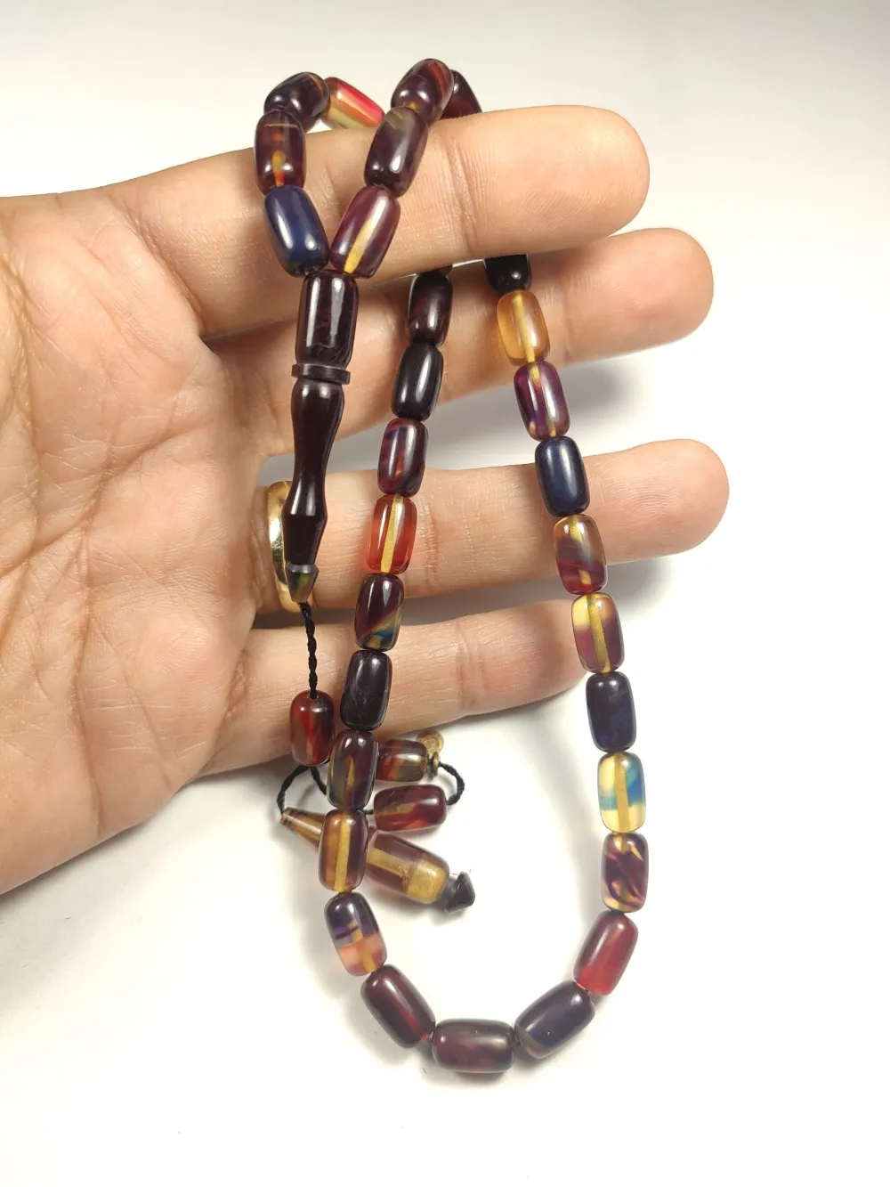 Erkan Çubukçu Usta İşi̇ İmzalı Mühürlü Ateş-İ Kehri̇bar küçük resim 4