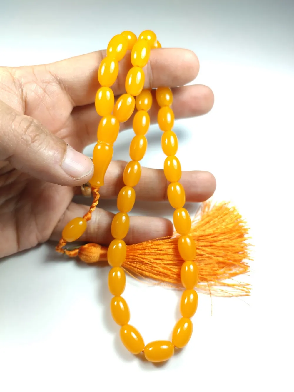 Ebu Zeyn Usta İşi̇ İmzalı Mühürlü Sıkma Kehri̇bar küçük resim 4