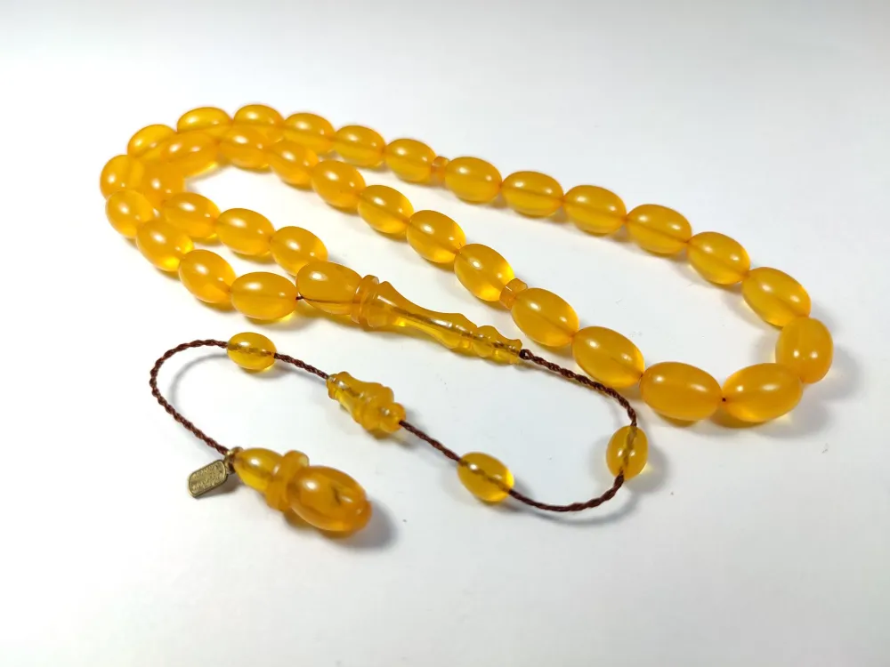 Ayhan Turan Usta İşi̇ İmzalı  Sıkma Kehri̇bar