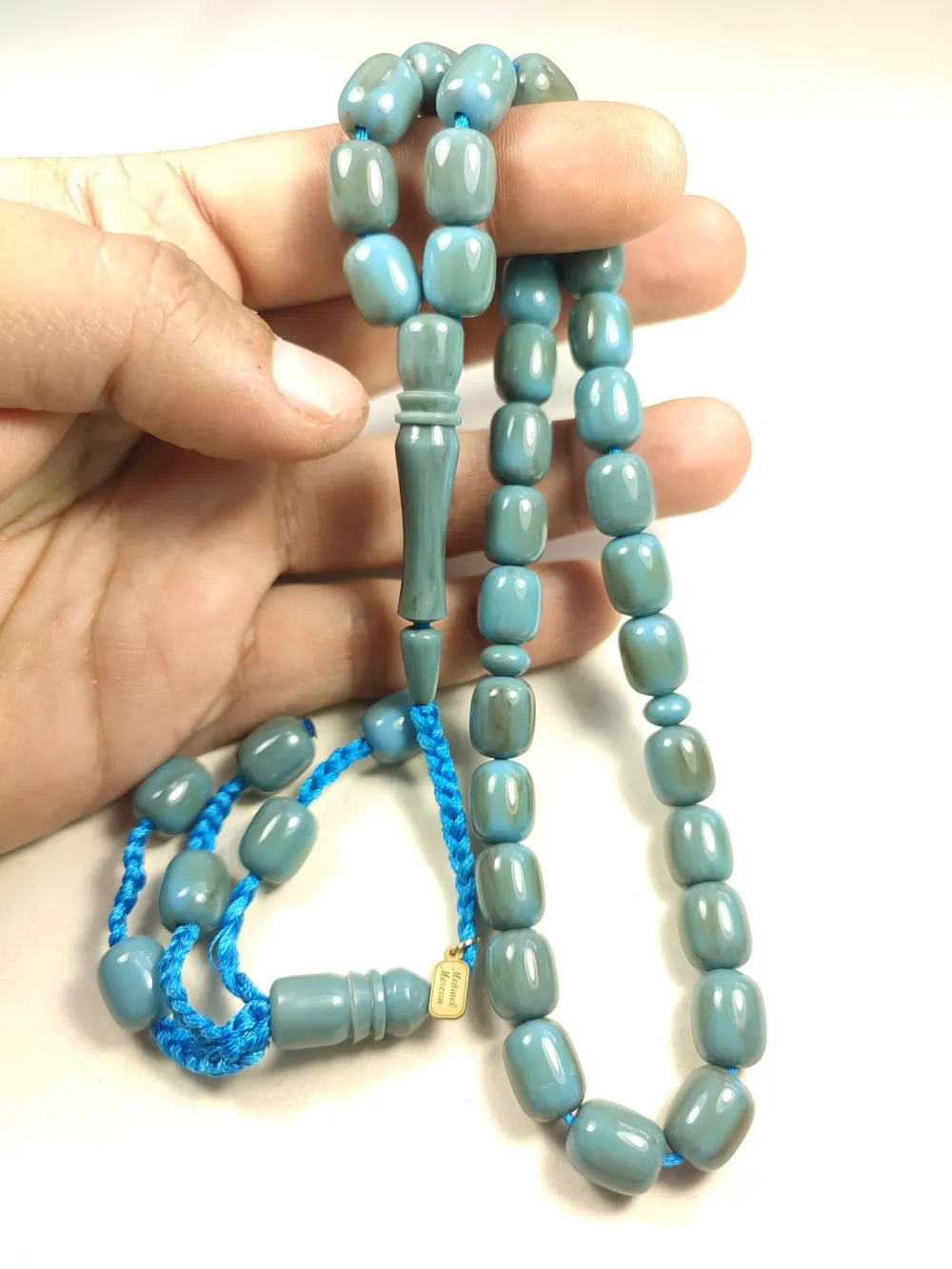 Mehmet Mercan Usta İmzalı Zaza  Model Sıkma Kehri̇bar küçük resim 4