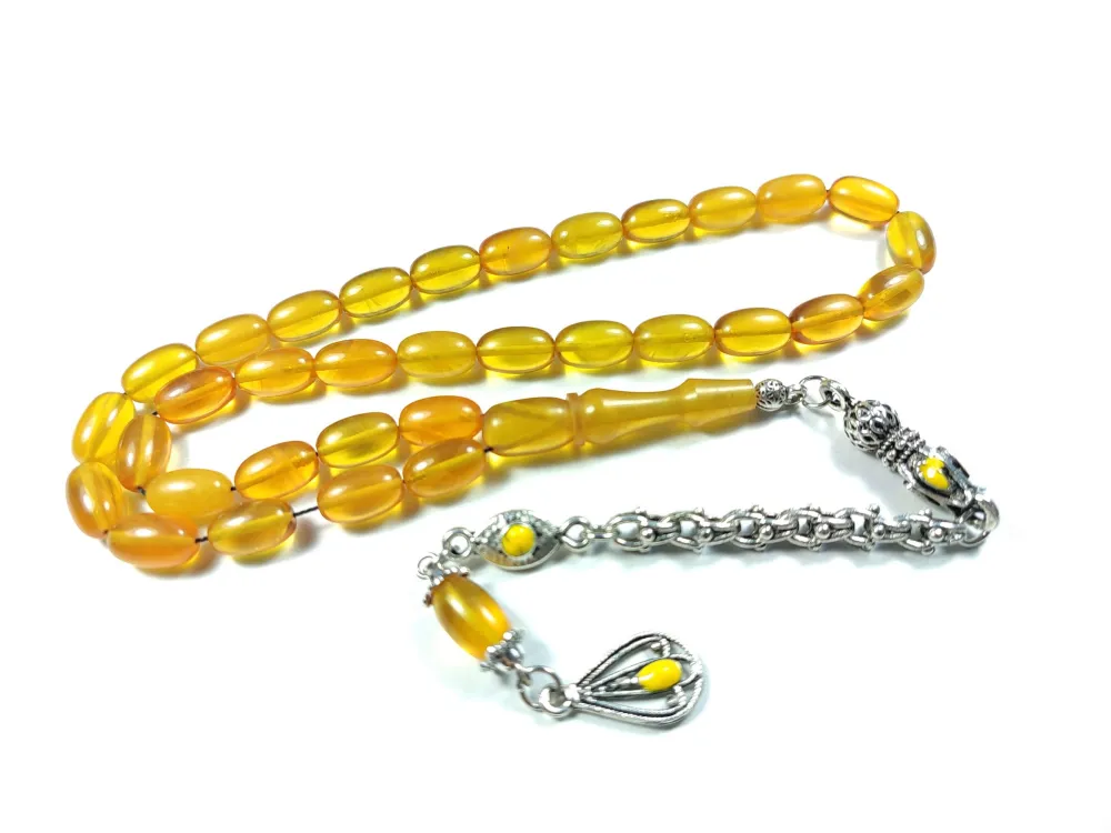 Alman Gümüş Püskül Kombi̇nli̇ 0.6 Deli̇m Sıkma Kehri̇bar küçük resim 3