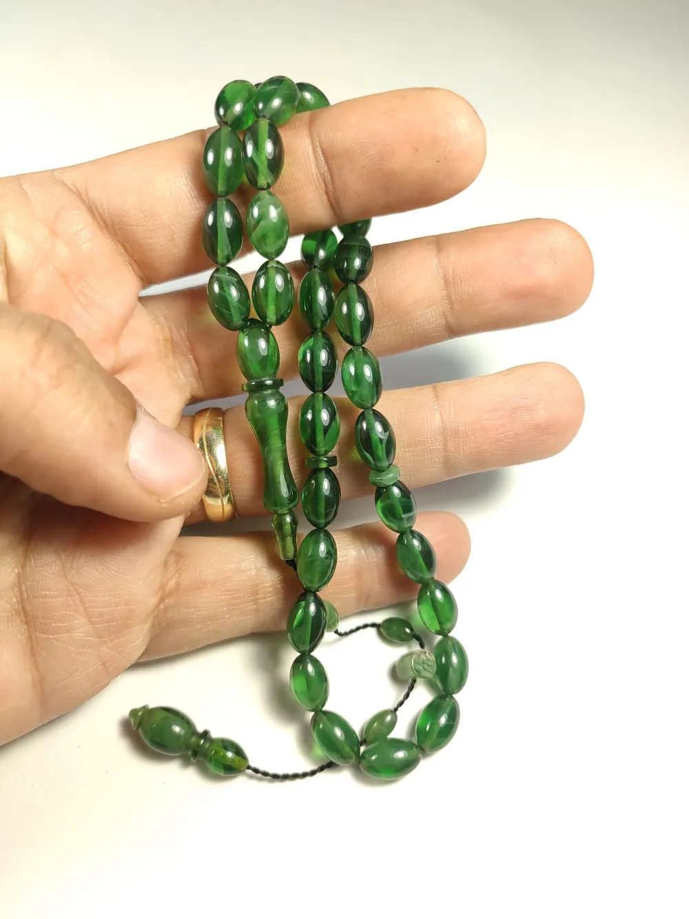 Mesut Elma Usta İşi̇ İmzalı Mühürlü Ateş Kehri̇bar küçük resim 5