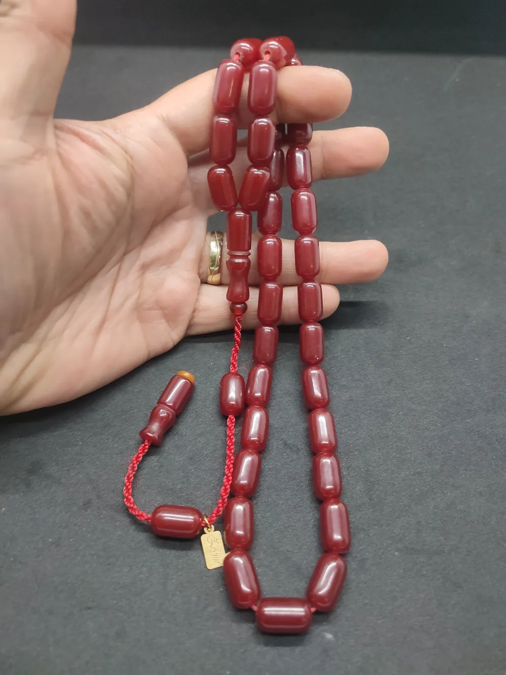 Ebu Zeyn Usta Eseri̇ İmzalı Dev Boy Eski̇ Usul Nakış Gi̇bi̇ Alman Faturan küçük resim 5