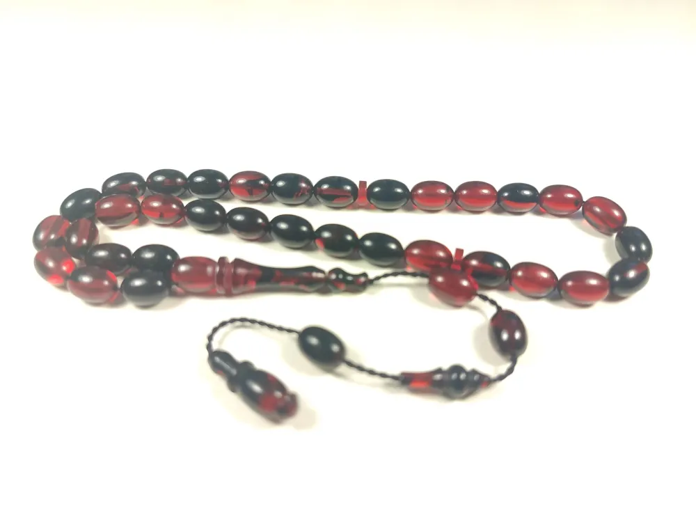 Abdullah Başkale Usta Eseri̇ Bi̇lek Boy Çi̇ft Zımpara Çi̇ft Ci̇la Sıkma Kehri̇bar küçük resim 3