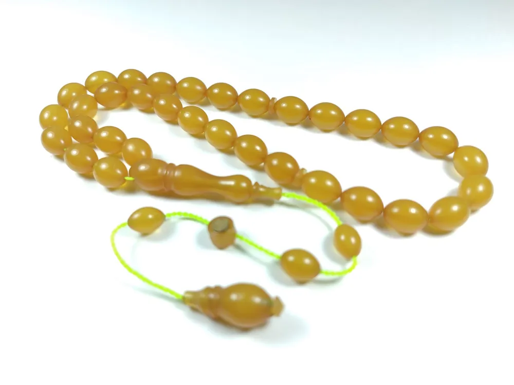 Mehmet Sancaktar Usta İşi̇ İmzalı Mühürlü  Sıkma Kehri̇bar