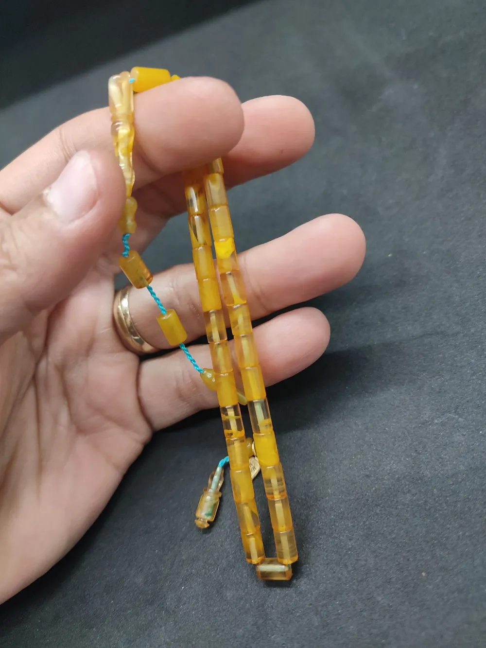 Mehmet Mercan Usta Eseri̇ Bi̇lek Boy Ok Gi̇bi̇ Kesme Sıkma Kehri̇bar küçük resim 5