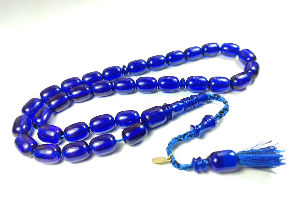 Junai̇d Hasan Usta İşi̇ İmzalı Mühürlü Sıkma Kehri̇bar