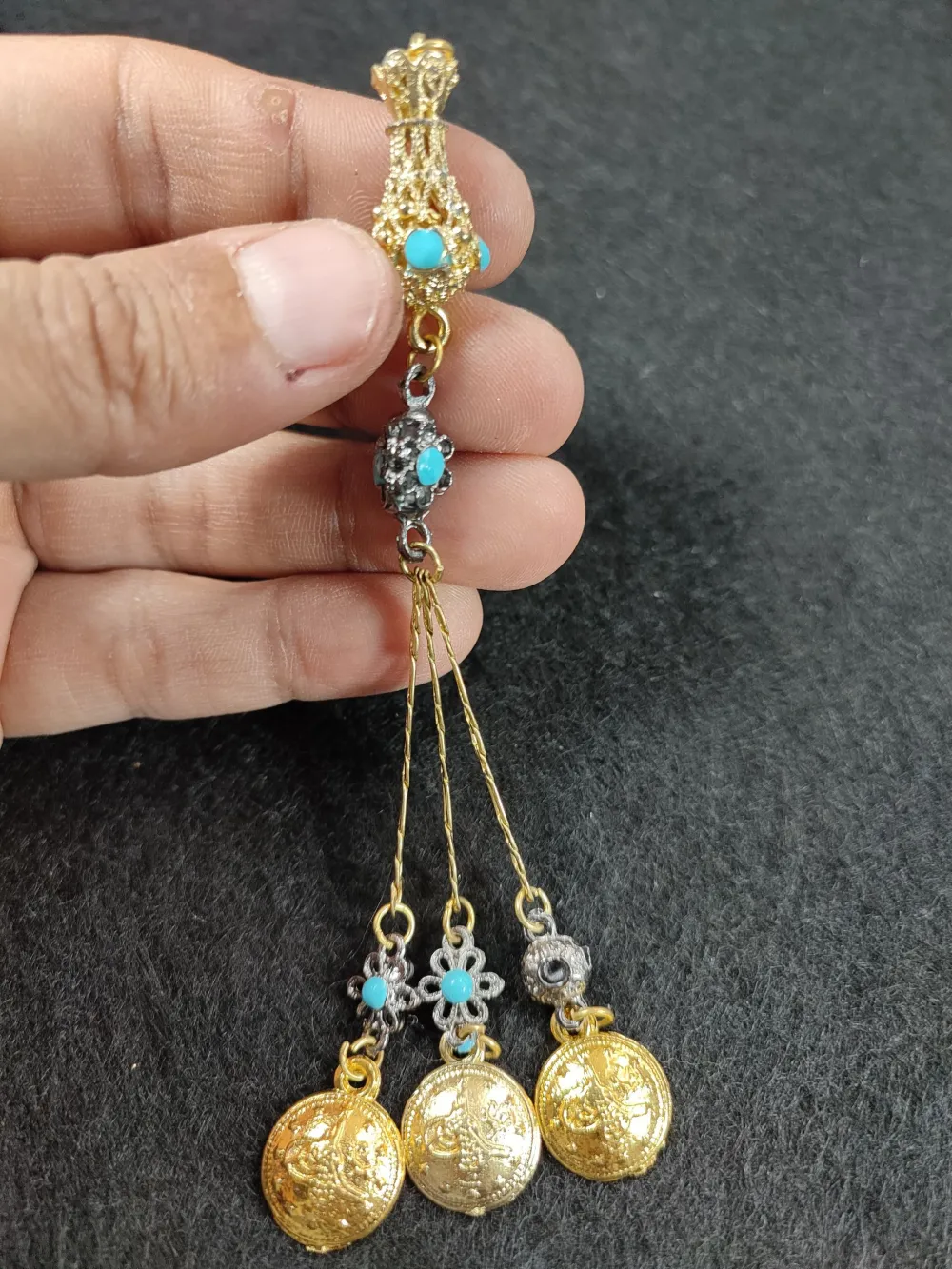 Alman Gümüş Tesbi̇h Püskülü küçük resim 3