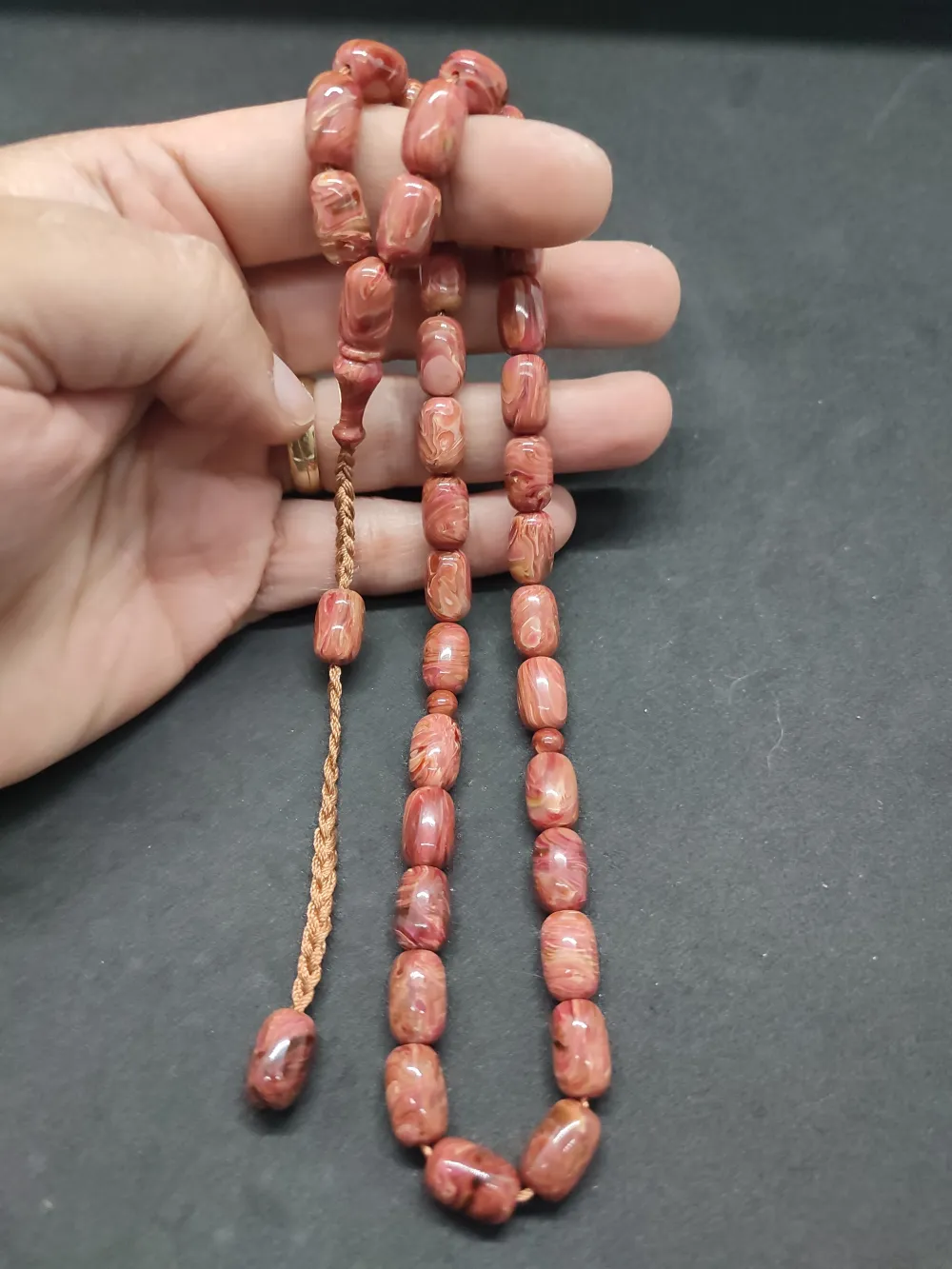 İsa Balkaya Usta Eseri̇  Eski̇ Usul Kat Kat İpe Di̇zi̇li̇ Eski̇ Objeden Katali̇n küçük resim 4