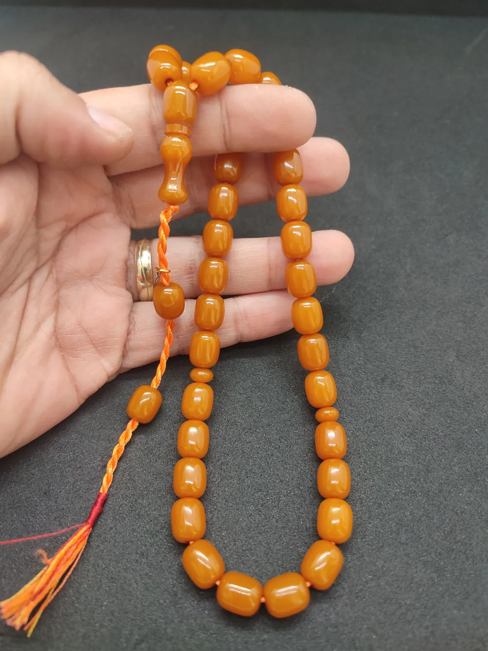 Osama Omari̇ İmzalı Eski̇ Usul Havşalı Horoz İmame 50 Yaşında Alman Faturan küçük resim 5