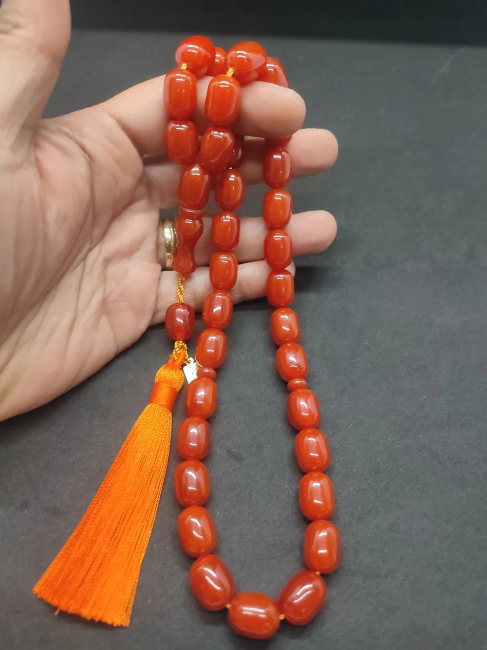 Ebu Zeyn Usta Eseri̇ İmzalı Dev Boy Eski̇ Usul Nakış Gi̇bi̇  Bakali̇t küçük resim 4