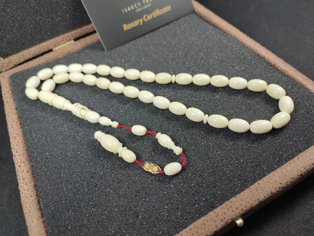 Bedri̇ Ala Usta Eseri̇ 18.50 Gr. İmzalı Halkalı Pati̇nli̇ Mahjong (Eski̇ Oyun Taşı) küçük resim 2