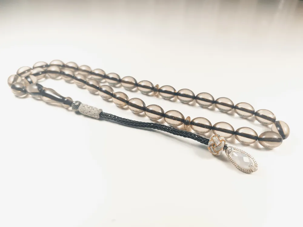 Darabacı Abdullah Usta Eseri̇ Trabzon Kazazi̇ye Püsküllü3 Kat Ci̇lalı Ateş Kehri̇bar küçük resim 3