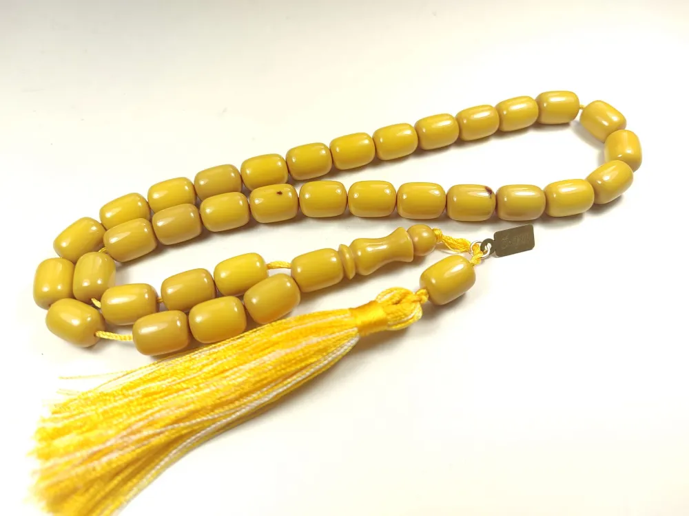 Ebu Zeyn Usta İşi̇ İmzalı Osmanlı Torunu Sıkma Kehri̇bar