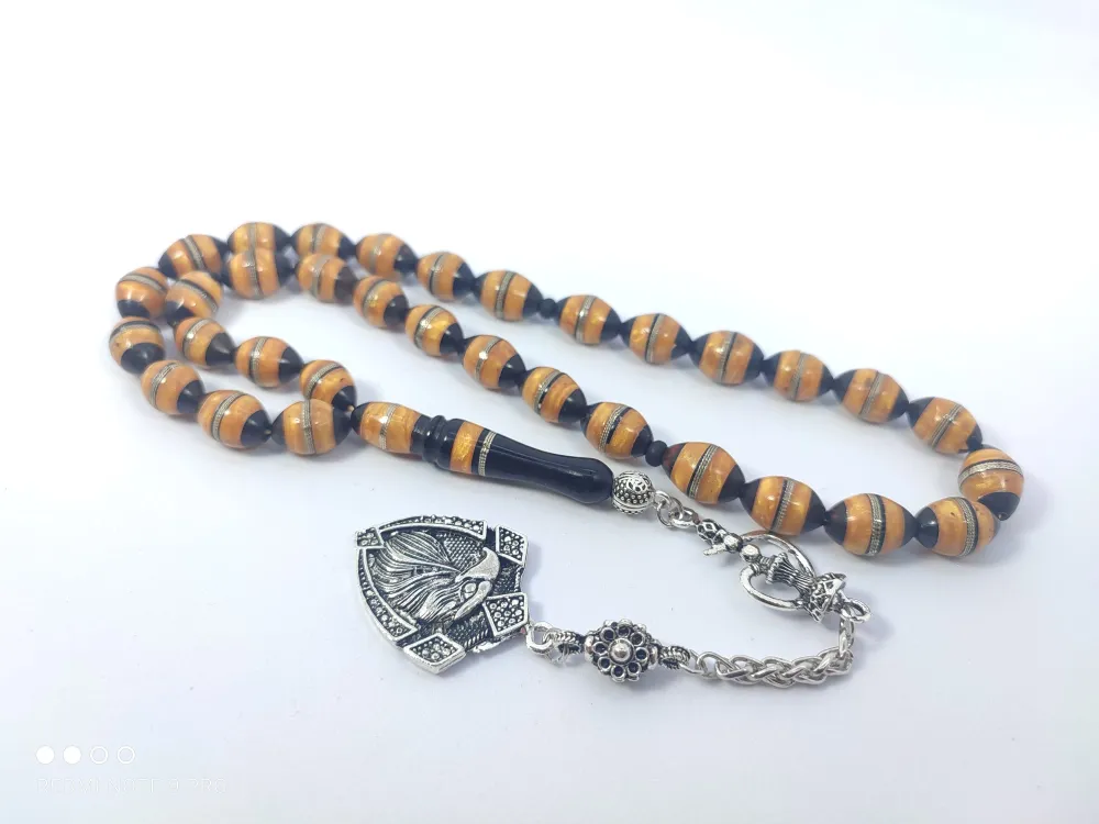 Şevket Alkan Usta Eseri̇ İri̇ Boy Mi̇neli̇ Gümüş Sarmal Kuka küçük resim 2