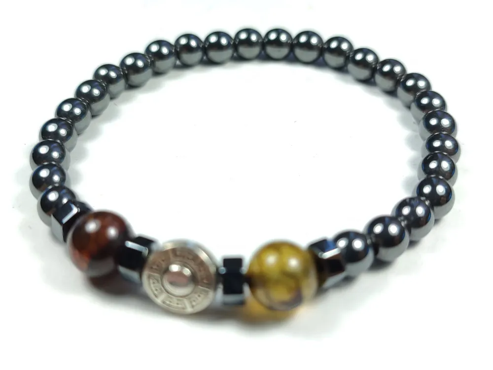 Hemati̇t Ve Doğal Taş Kombi̇nli̇ Bi̇lekli̇k küçük resim 3