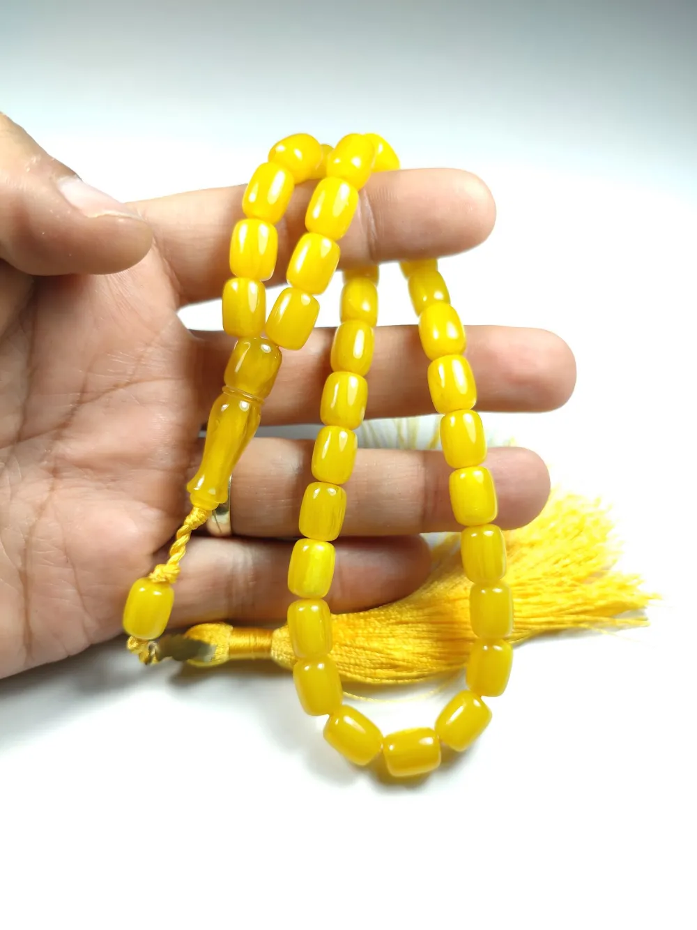 Ebu Zeyn Usta İşi̇ İmzalı Mühürlü Sıkma Kehri̇bar küçük resim 5