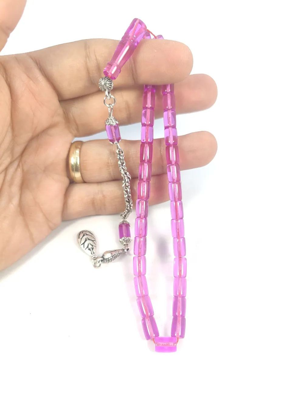 Şevket Alkan Usta Eseri̇ Alman Gümüş Püsküllü Aykırı Renk El Boy Uçak Camı küçük resim 4