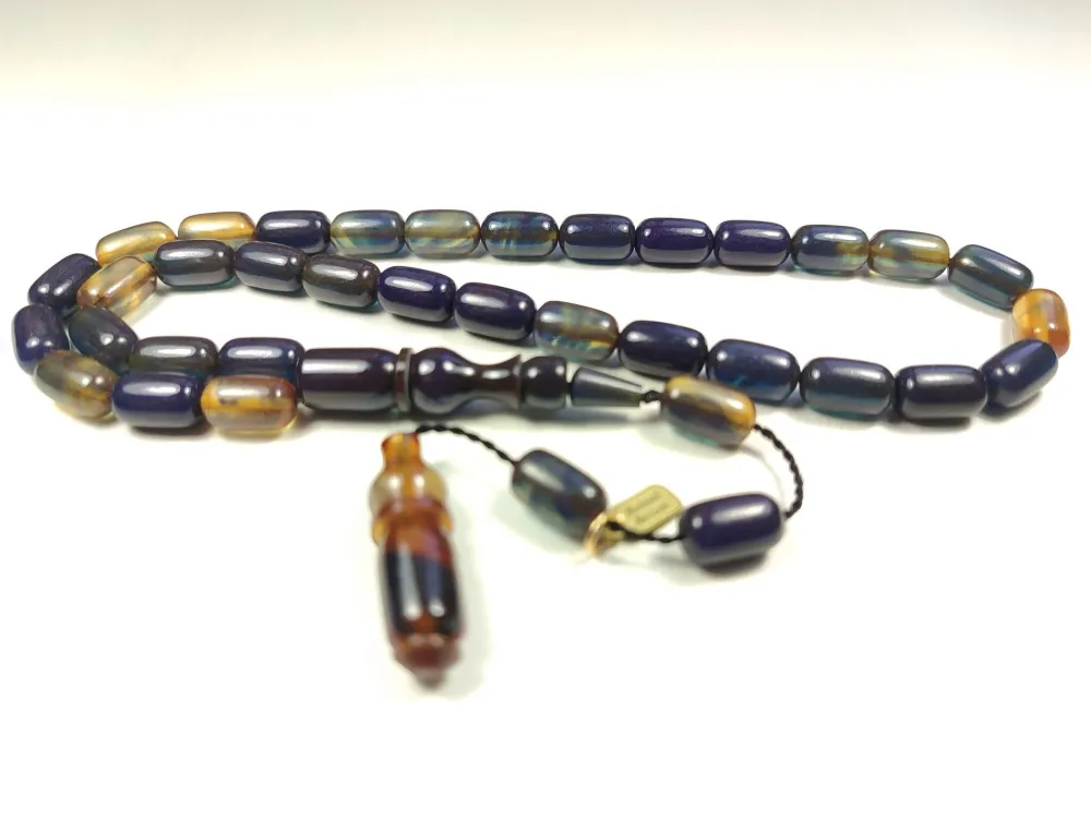 Mehmet Mercan Usta Eseri̇ İmzalı Aykırı Renk Sıkma Kehri̇bar küçük resim 2