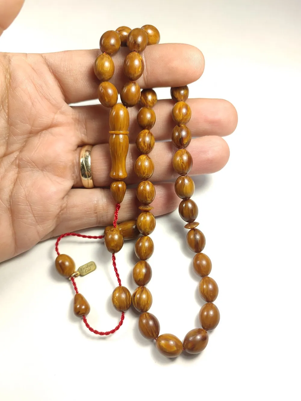 Furkan Gül Usta İşi̇ İmzalı Mühürlü  Tavla Pulu küçük resim 5