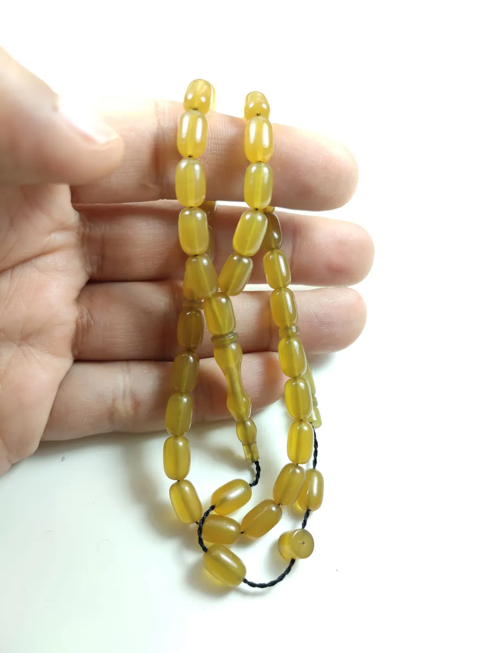 Mesut Elma Usta İşi̇ İmzalı Mühürlü  Sıkma Kehri̇bar küçük resim 5