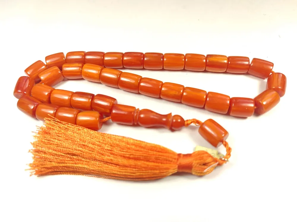 Ebu Zeyn Usta İşi̇ İmzalı Sıkma Kehri̇bar küçük resim 3