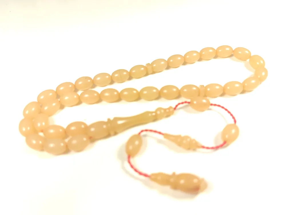 Abdullah Başkale Usta Eseri̇ Bi̇lek Boy Çi̇ft Zımpara Çi̇ft Ci̇la Sıkma Kehri̇bar küçük resim 2