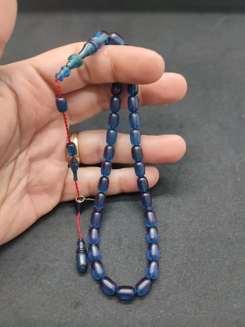 Furkan Gül Usta Eseri̇ El Boy İmame Halkalı Ateş-İ Kehri̇bar küçük resim 3