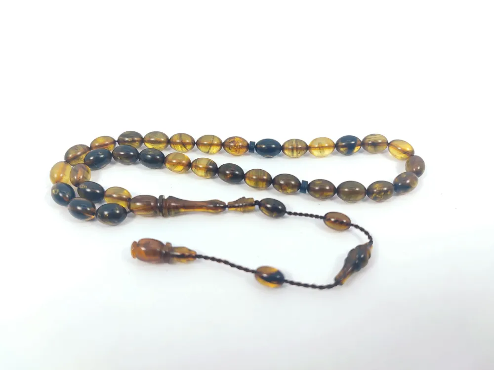 Darabacı Abdullah Usta Eseri̇ El Boy 3 Kat Ci̇lalı Ateş-İ Kehri̇bar küçük resim 2