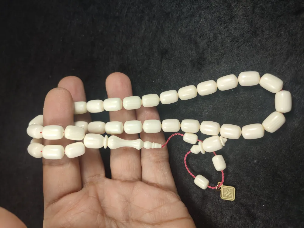 26 Gr. İskeçeli̇ Cemi̇l Usta Eseri̇ İri̇ Boy Hi̇popotam Di̇şi̇ küçük resim 3