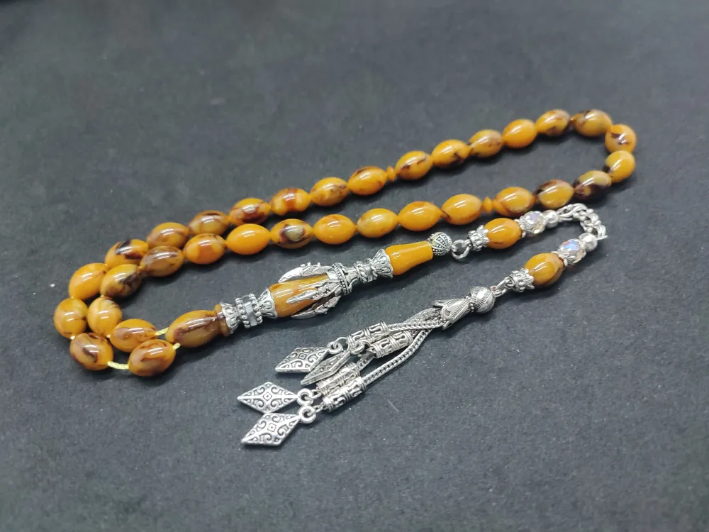 Zeyn Usta Eseri̇ Gümüş Nakkaş İmame Pençe Model Sıkma Kehri̇bar