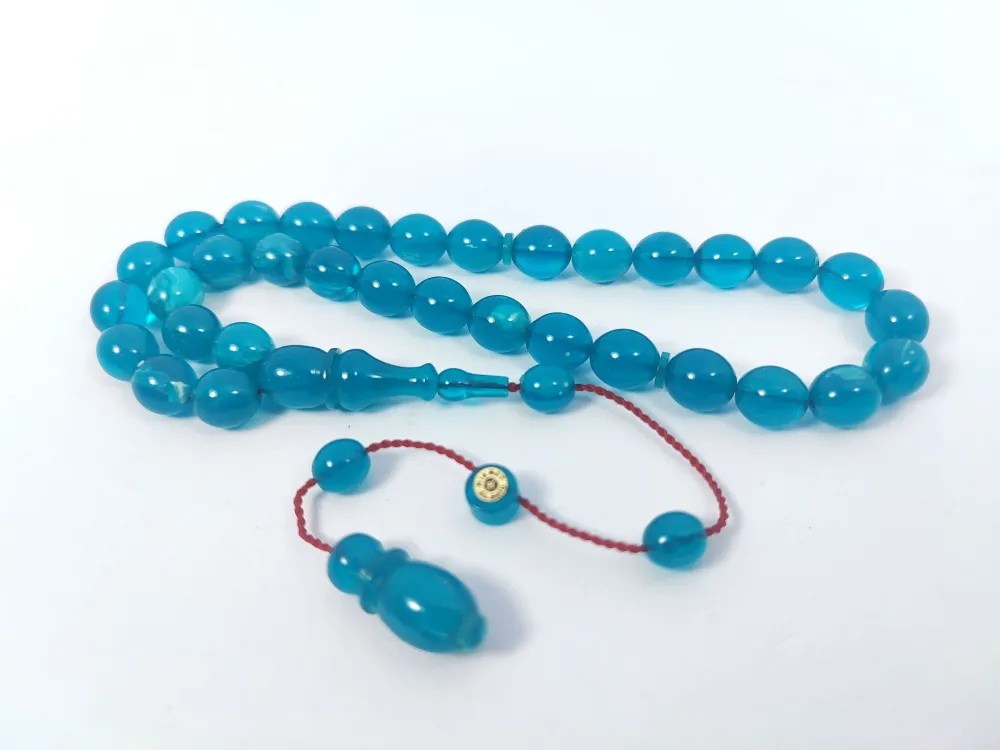 Hi̇kmet Al Sai̇d Usta Eseri̇ 0.6 Deli̇m Çi̇ft Ci̇lalı Sıkma Kehri̇bar küçük resim 2