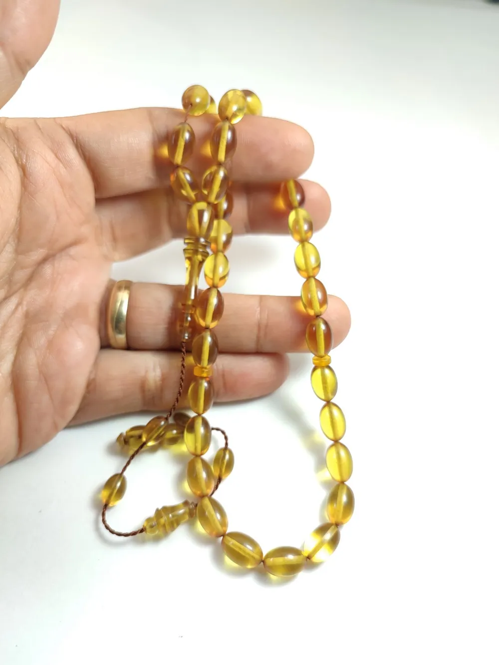 Ayhan Turan Usta İşi̇ İmzalı Mühürlü Sıkma Kehri̇bar küçük resim 5