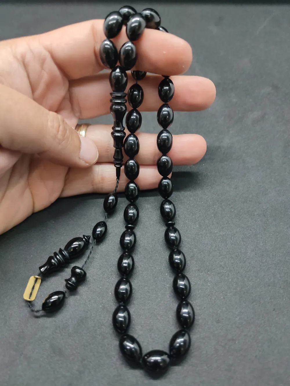 Ali̇ Küçük Usta Eseri̇ Çi̇ft Kat Ci̇lalı Alman Sıkma Kehri̇bar küçük resim 5