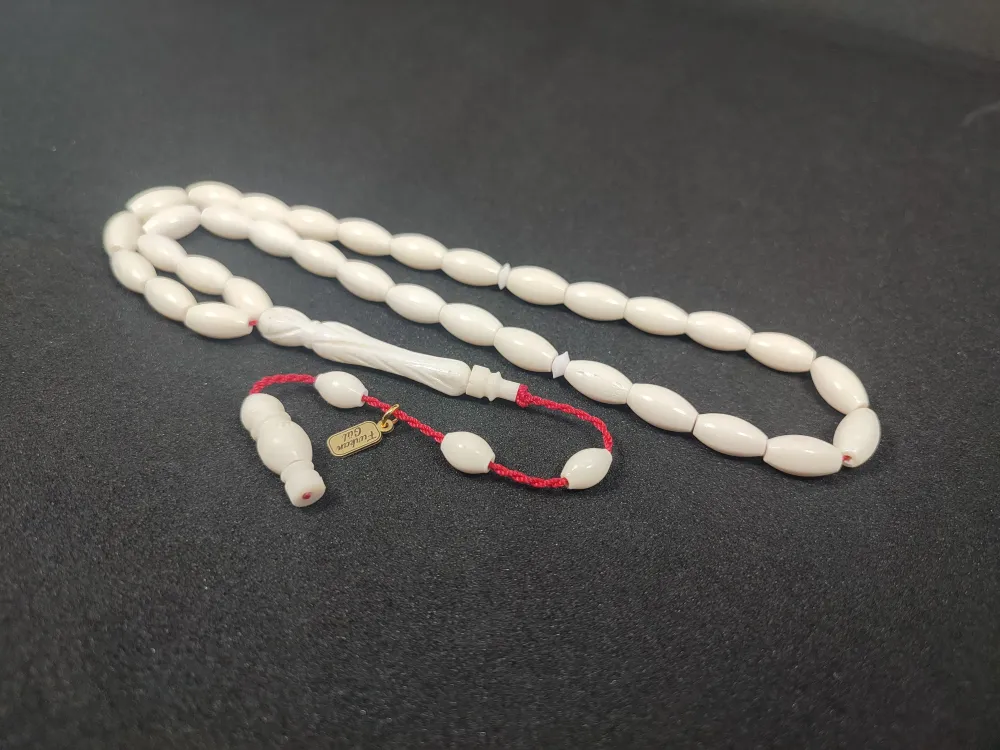 Furkan Gül Usta Eseri̇ İmame Kalem Oyma Naturel Deve Kemi̇ği̇ küçük resim 2