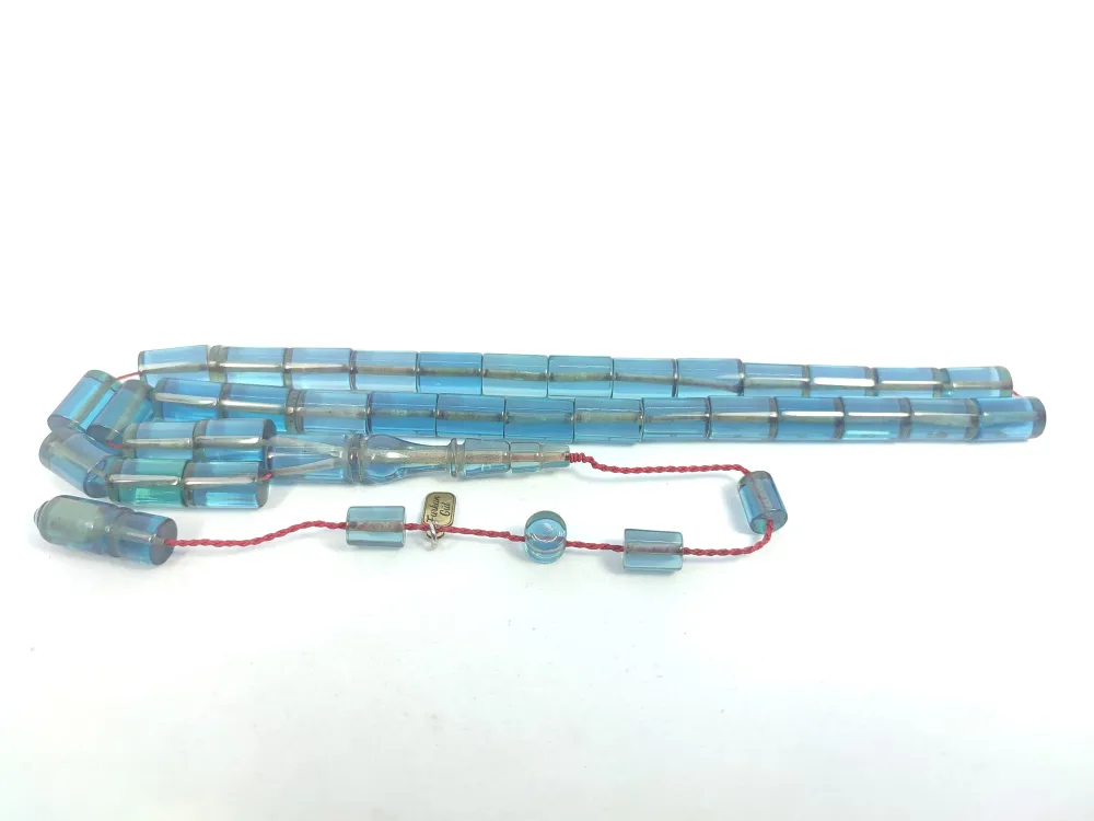 Furkan Gül Usta Eseri̇ 0.6 Şeffaf Deli̇m Çi̇ft Ci̇lalı Ok Gi̇bi̇ Eski̇ Alman Oyun Zarı küçük resim 3