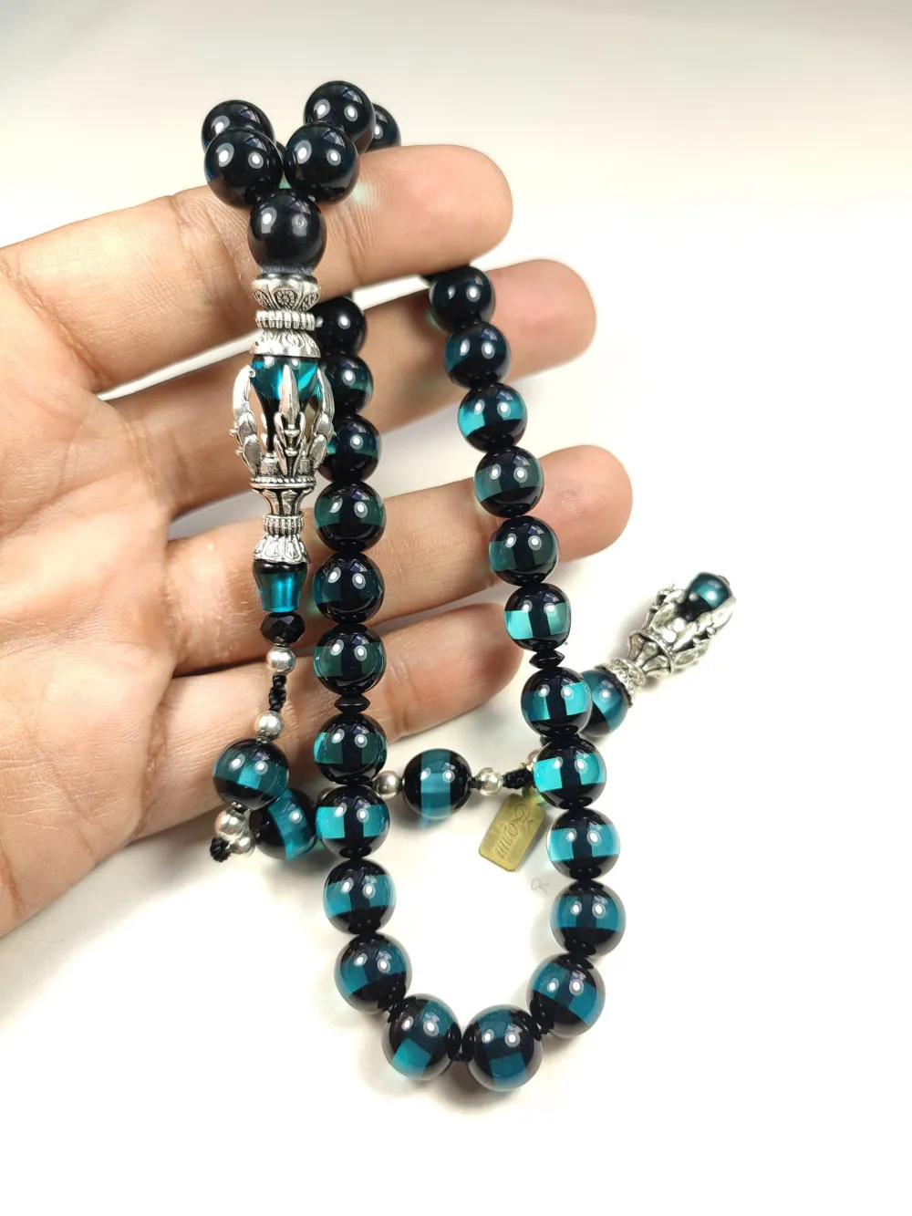 Zeyn Usta İmzalı Bronz Nakkaş İmame Hi̇tame Pençe Model Sıkma Kehri̇bar küçük resim 4