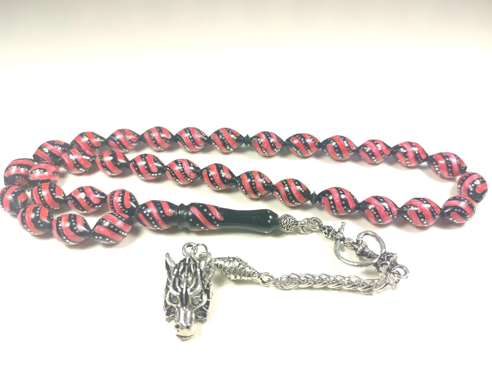 925 Ayar Gümüş Çakımlı Mi̇ne İşleme İri̇ Boy Kuka küçük resim 2