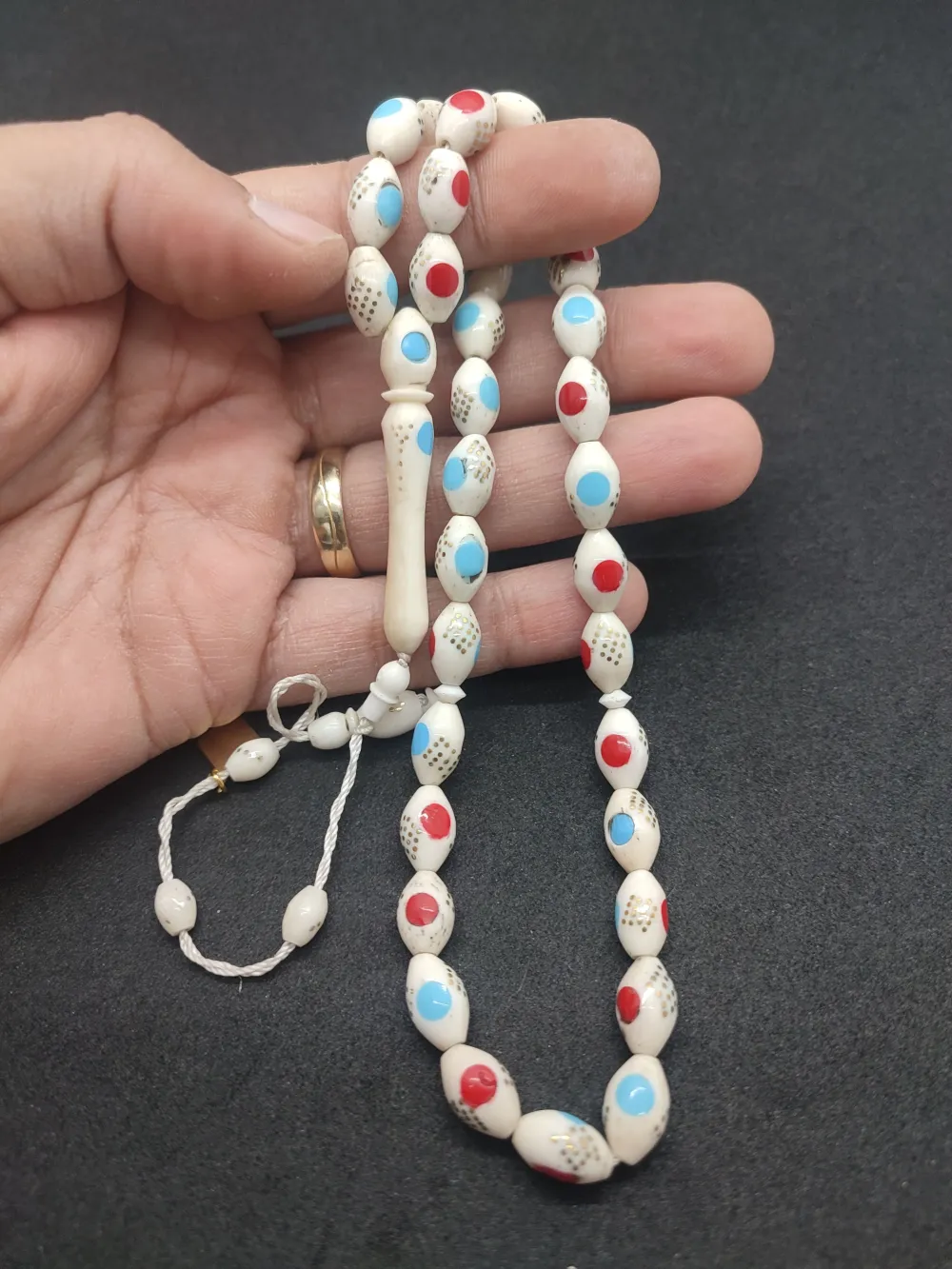 İskeçeli̇ Cemi̇l Usta Eseri̇ Bronz Çakımlı Mi̇neli̇  Deve Kemi̇ği̇ küçük resim 5