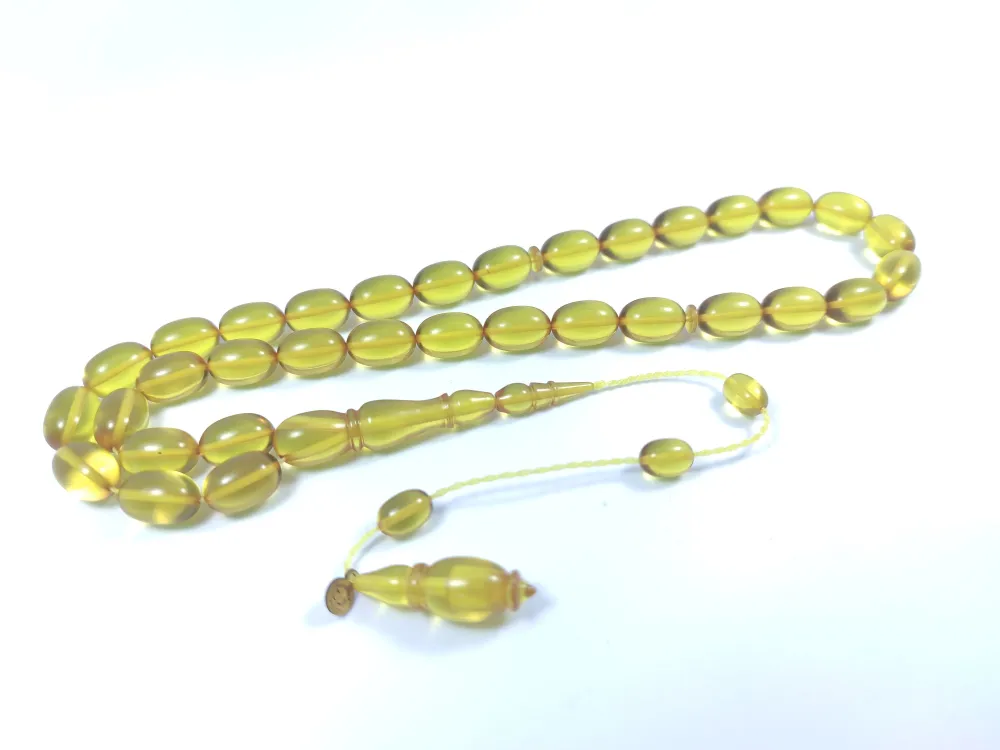 Mehmet Arıcı Usta Eseri̇ 0.6 Mm Deli̇m Çi̇ft Zımpara Çi̇ft Ci̇lalı Ateş-İ Kehri̇bar küçük resim 3