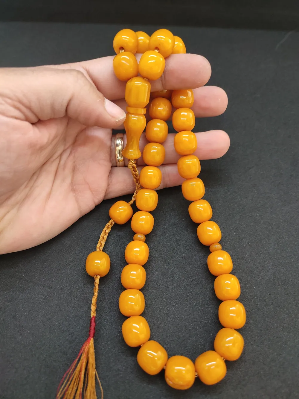 Osama Omari̇ İmzalı Eski̇ Usul Havşalı Horoz İmame 50 Yaşında Alman Faturan küçük resim 5